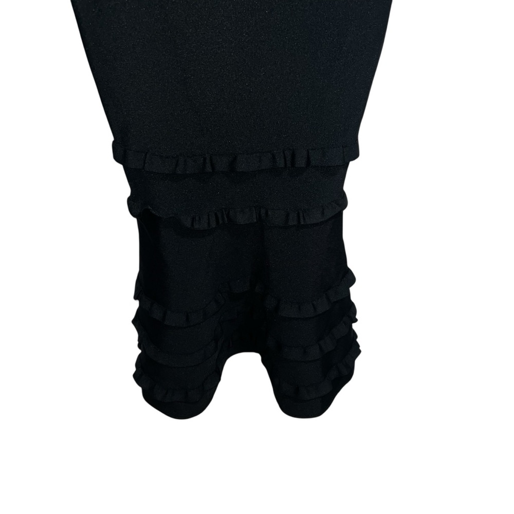 NEW NWT Elliatt Theatrical Gown In Black Ruffles - Picture 7 of 15